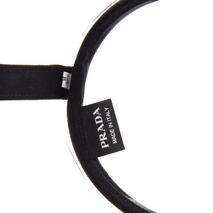 Prada Plexiglass Canapa Small Shopper Tote Black 10 of 11