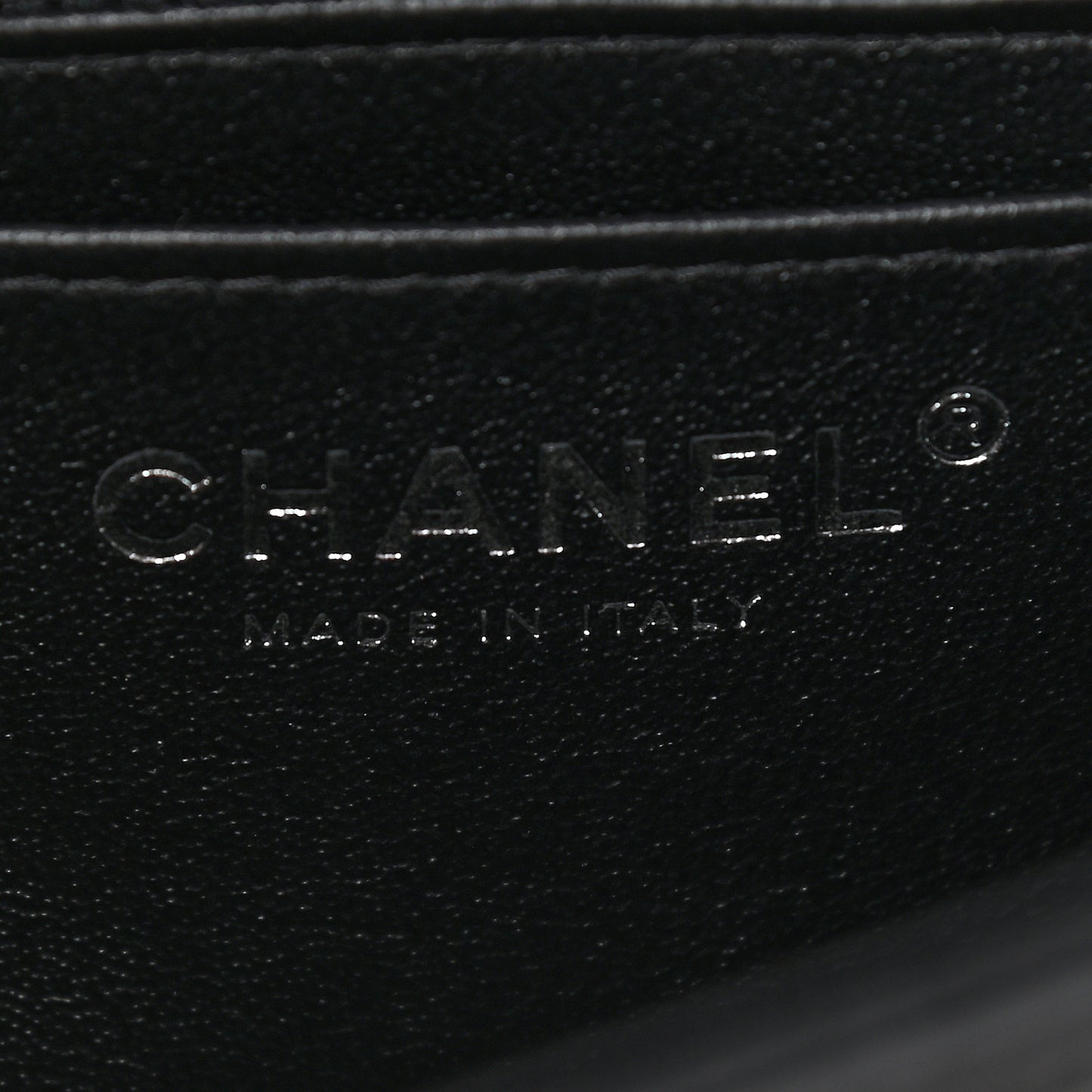 Lambskin Quilted Mini Rectangular Flap Black