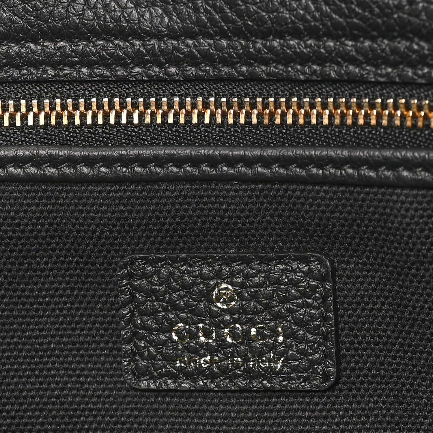 Gucci Grained Calfskin Medium Jackie Top Handle Bag Black 6 of 10