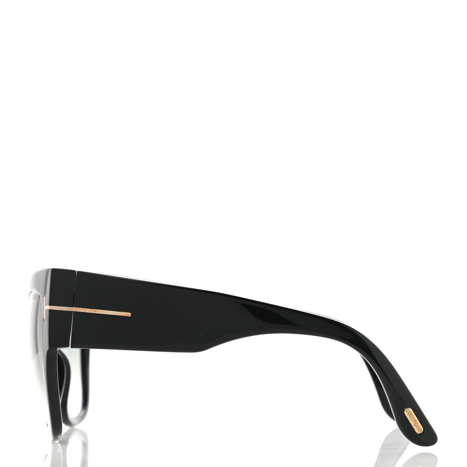 Tom Ford Acetate Anoushka Cat Eye Sunglasses TF371 Black 3 of 9