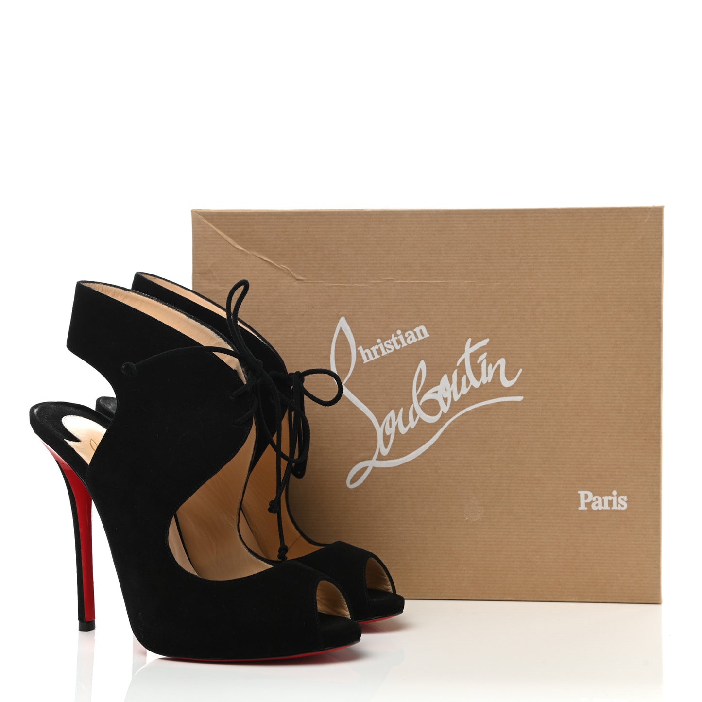 Suede Allegra 120 Peep Toe Pump 41 Black