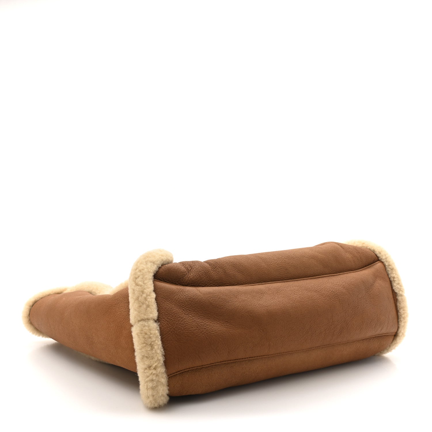 Chanel Lambskin Shearling Medium Deauville Tote Brown 5 of 12