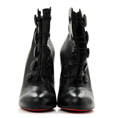 Christian Louboutin Shiny Nappa Booton 100 Ankle Boots 39 Black 2 of 11