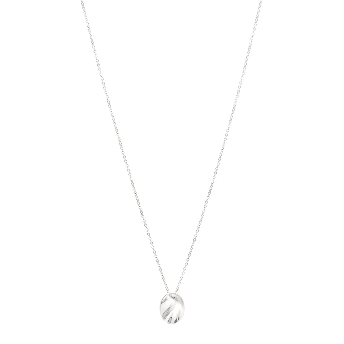 Sterling Silver Elsa Peretti Zodiac Aquarius Pendant Necklace