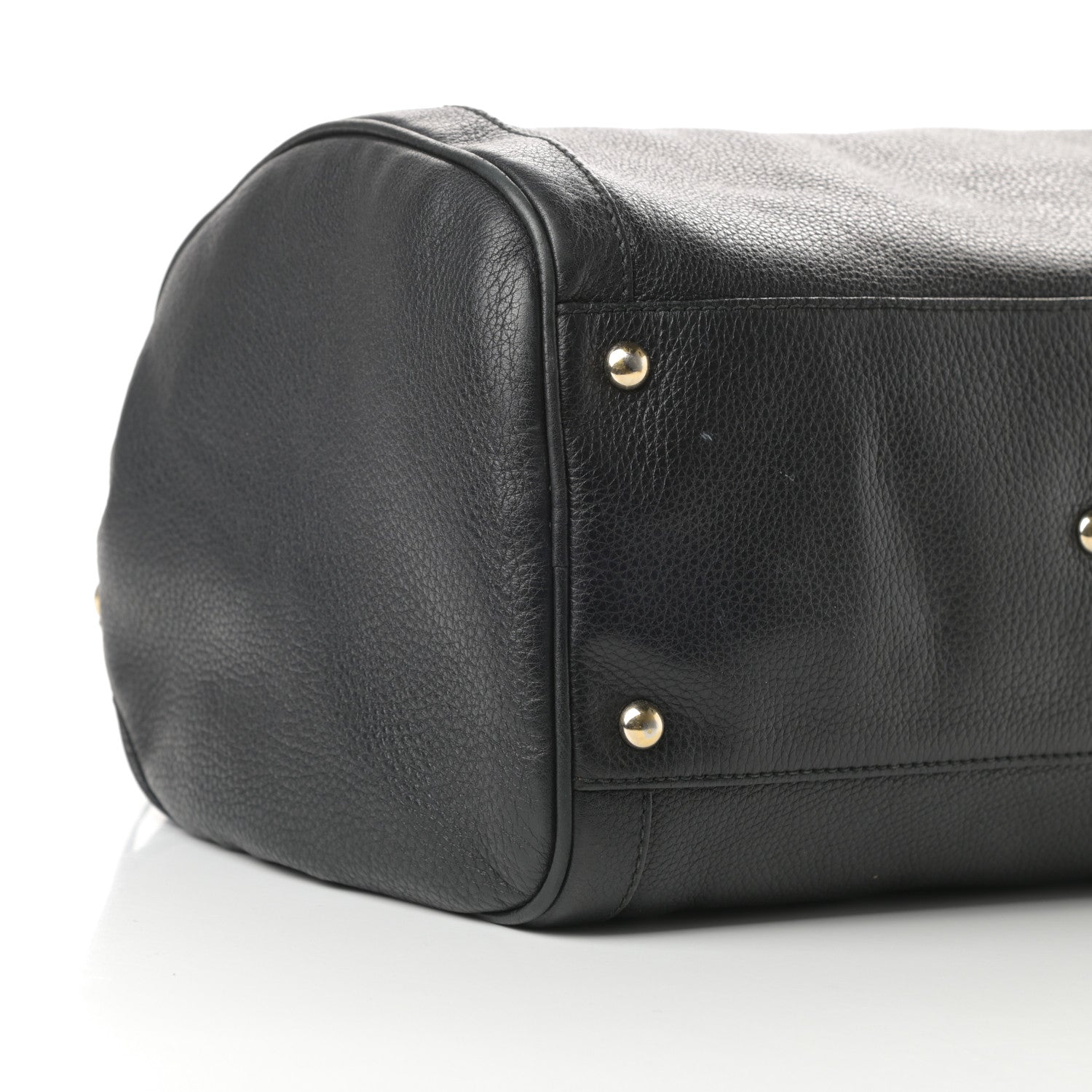 Gucci Pebbled Calfskin Medium Soho Boston Black 9 of 17