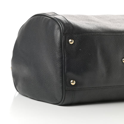 Gucci Pebbled Calfskin Medium Soho Boston Black 9 of 17