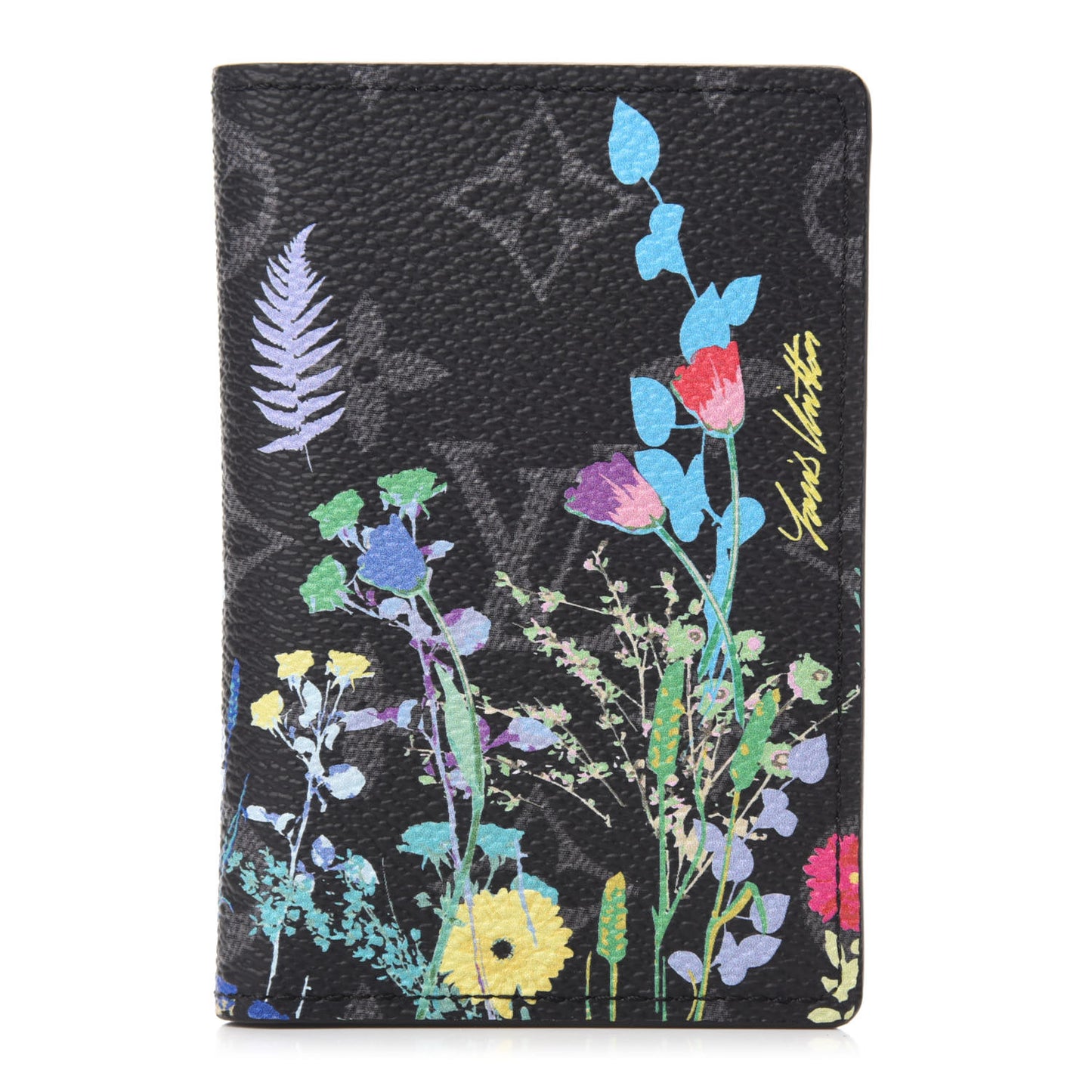 Monogram Eclipse Flower Print Pocket Organizer NM