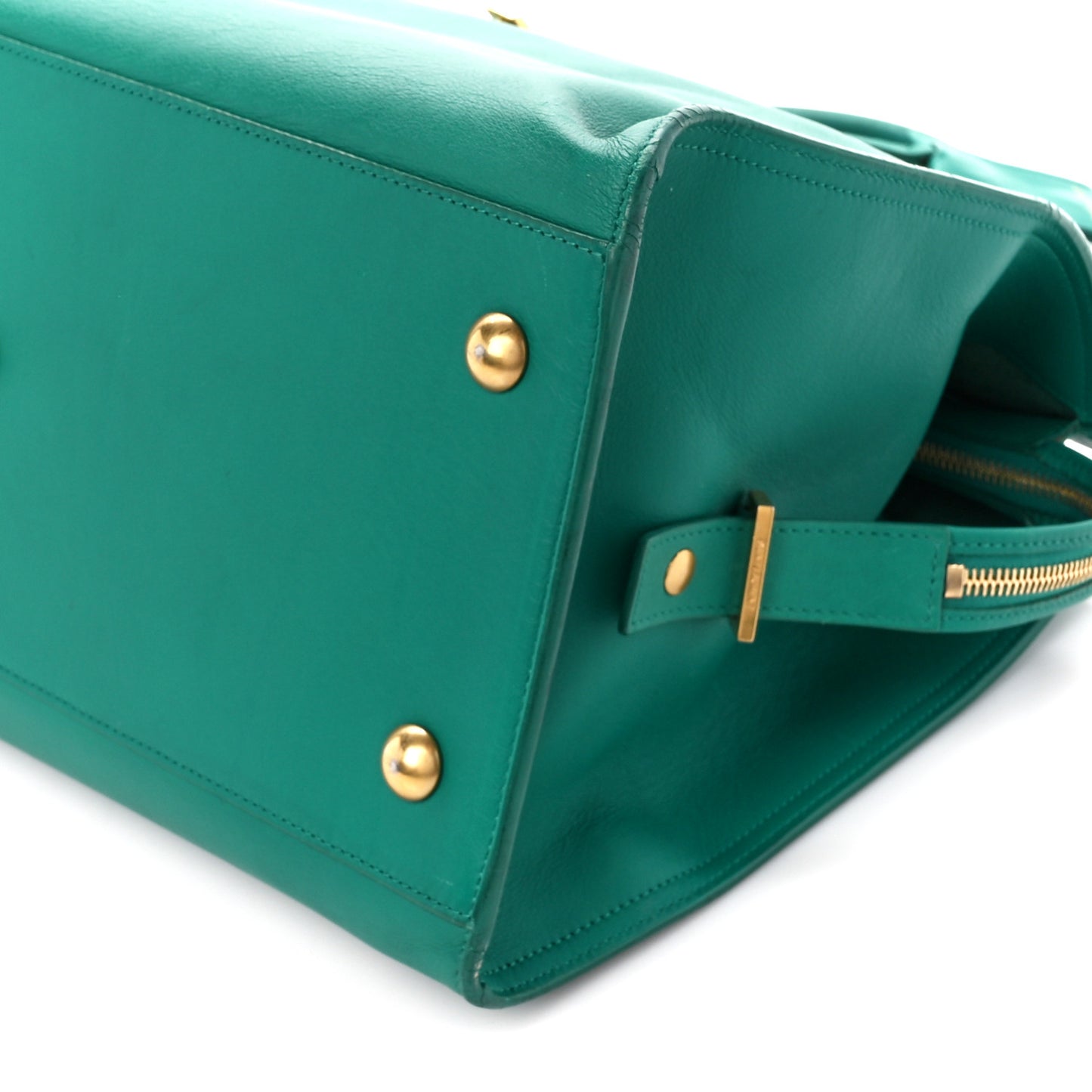 Calfskin Medium Classic Y Cabas Green