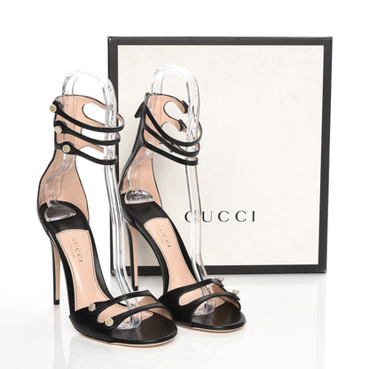 Gucci Malaga Kid Aneta Sandals 38.5 Black 8 of 8