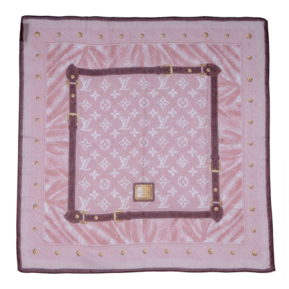 Louis Vuitton Cotton Monogram New Denim Bandana Cherry 2 of 5