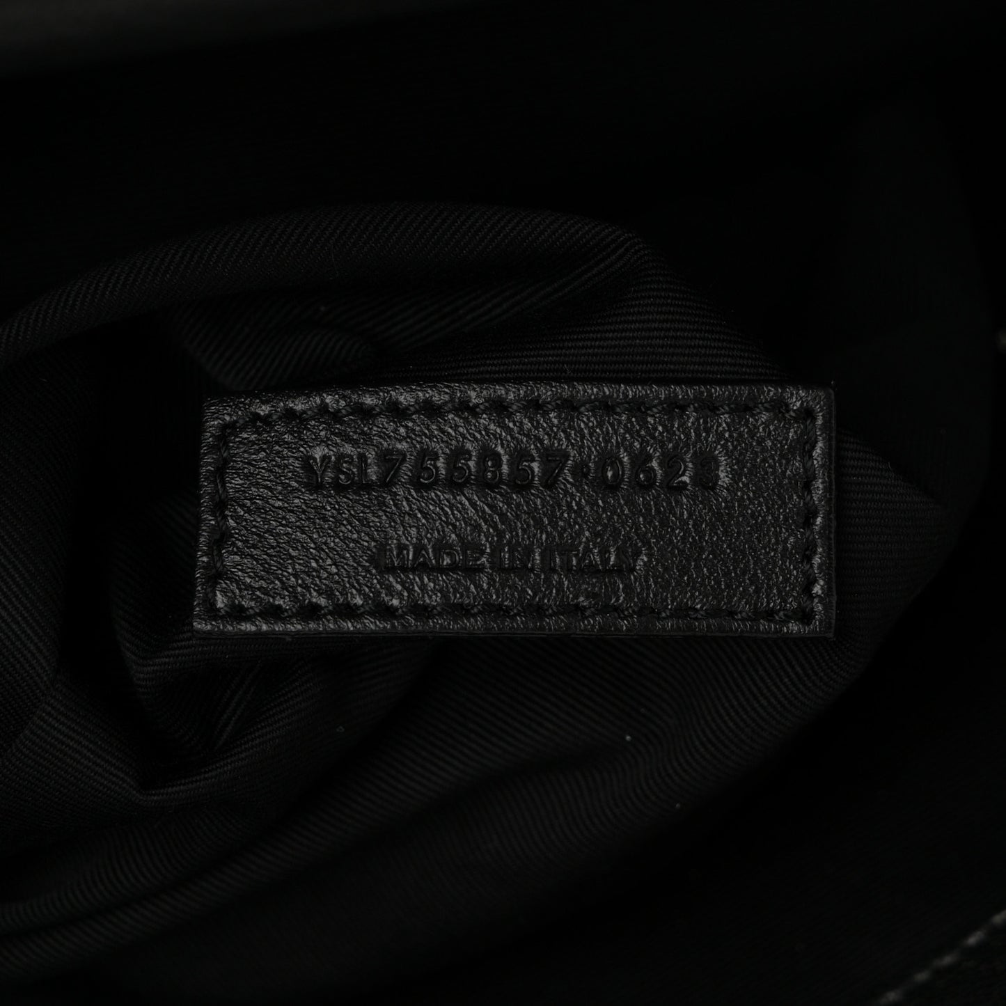 Grained Lambskin Monogram Oversized Niki Chain Satchel Black