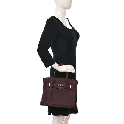 Hermes Togo Birkin 30 Bordeaux 2 of 14