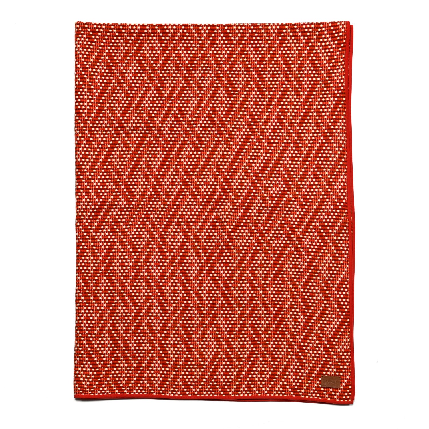 Hermes Cashmere Woven Suede Goatskin Pique-Nique Blanket 1 of 4