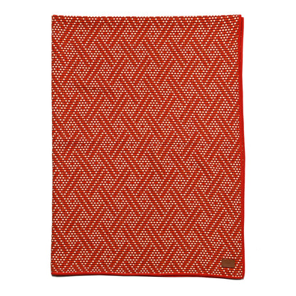Hermes Cashmere Woven Suede Goatskin Pique-Nique Blanket 1 of 4