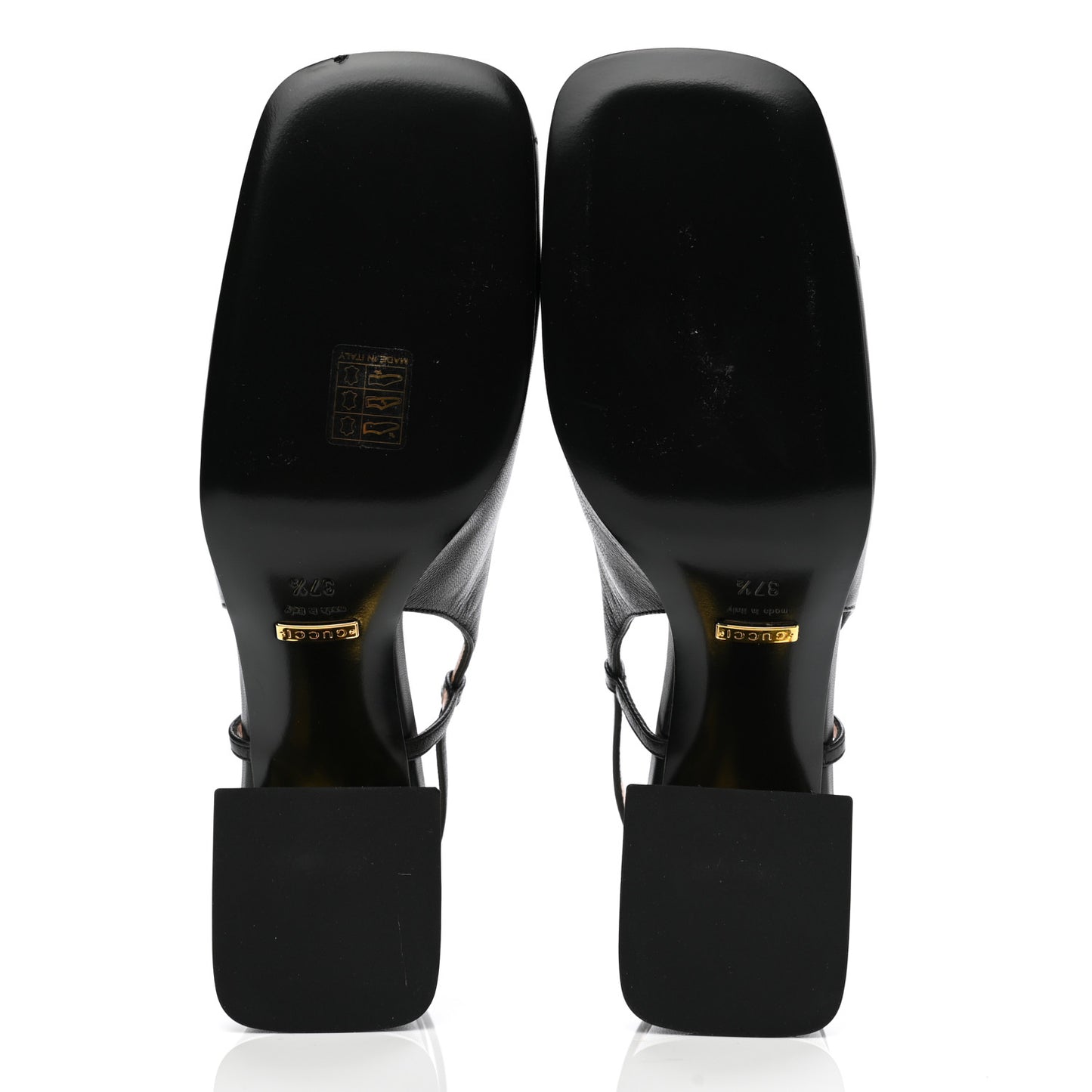 Malaga Kid Horsebit 75mm Slingback Pumps 37.5 Black