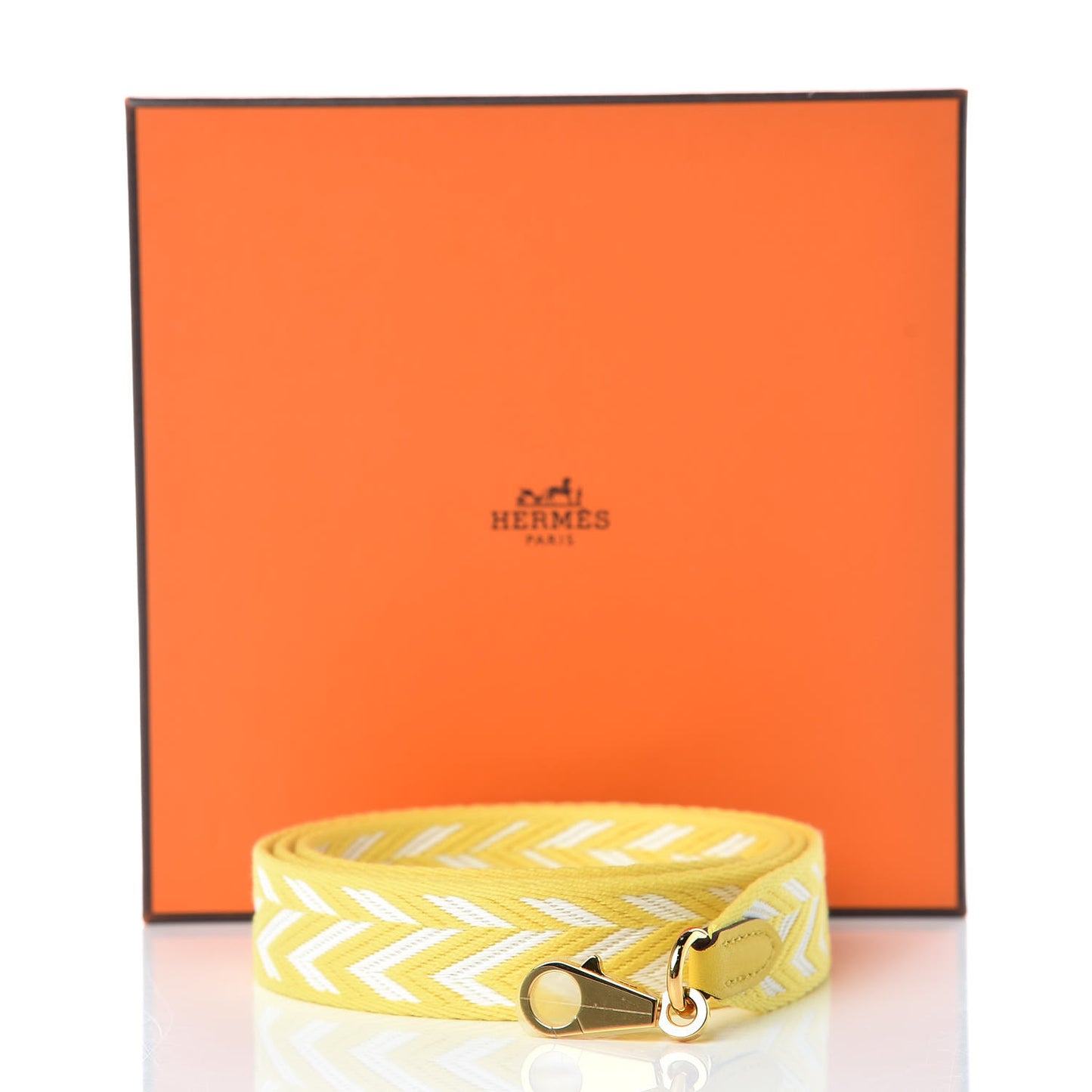 Toile Swift 25mm Sangle ZigZag Shoulder Strap Jaune de Naples White