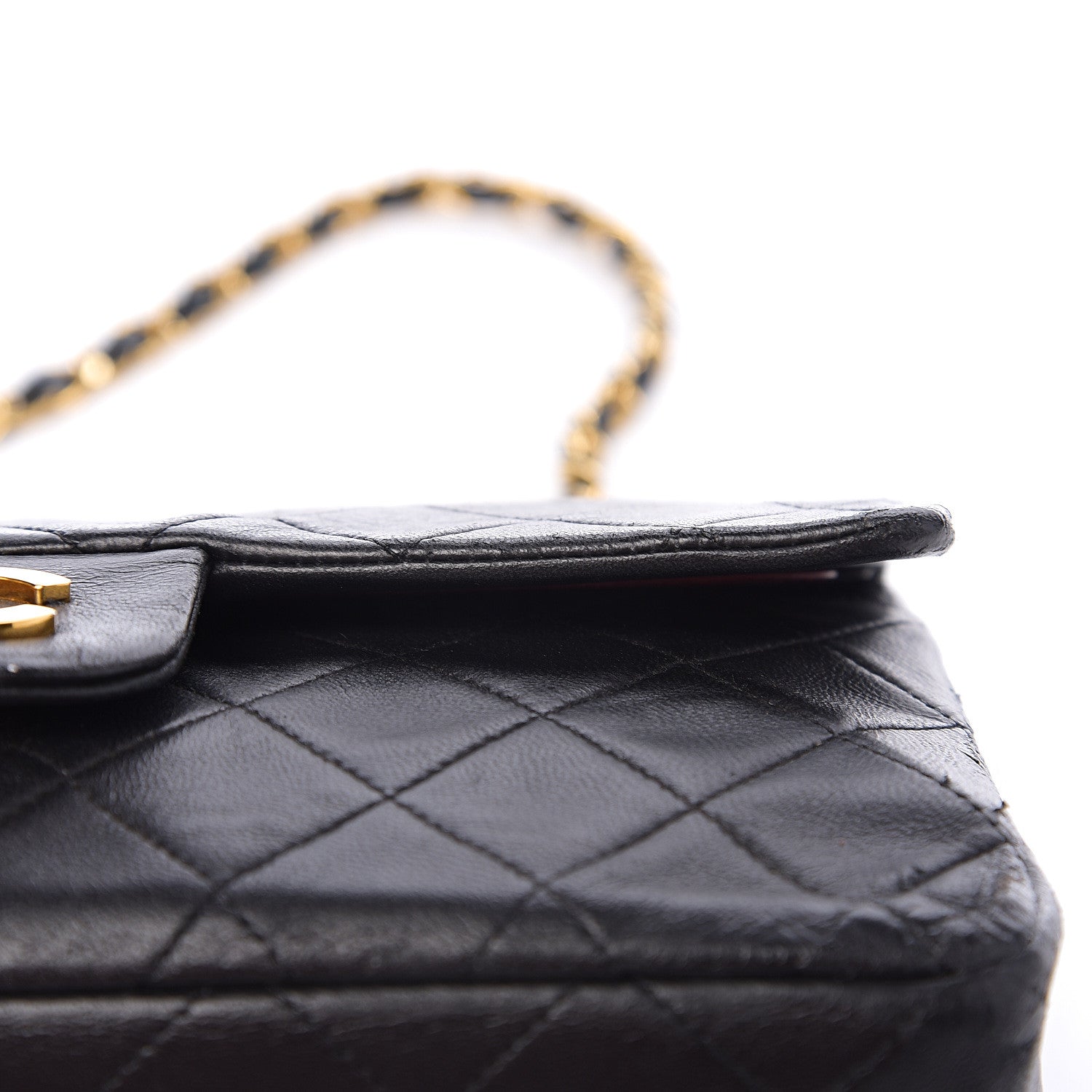 Chanel Lambskin Quilted Small Double Flap Black 15 of 18
