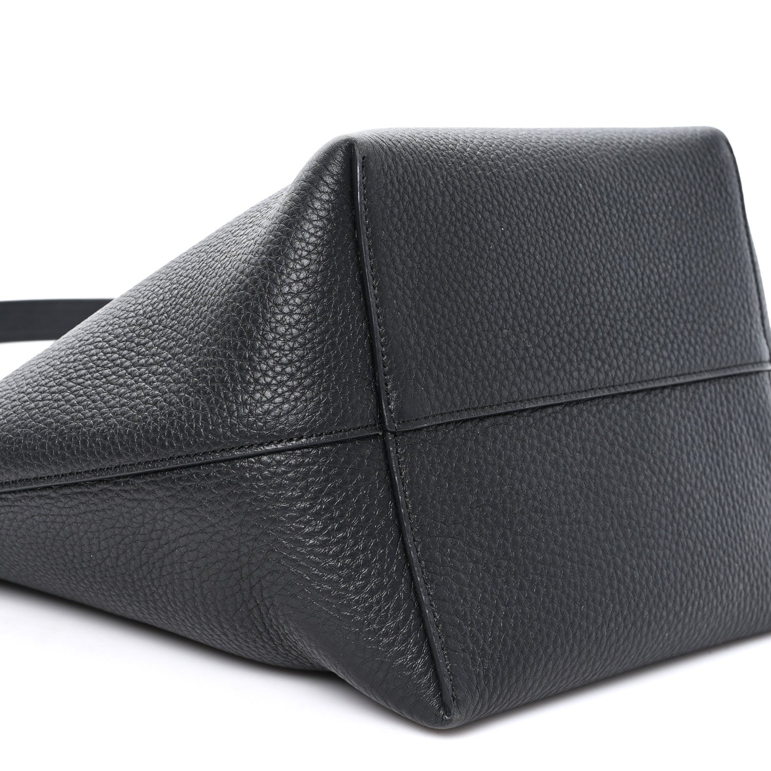 The Row Grained Calfskin Medium N/S Park Tote Black 8 of 9