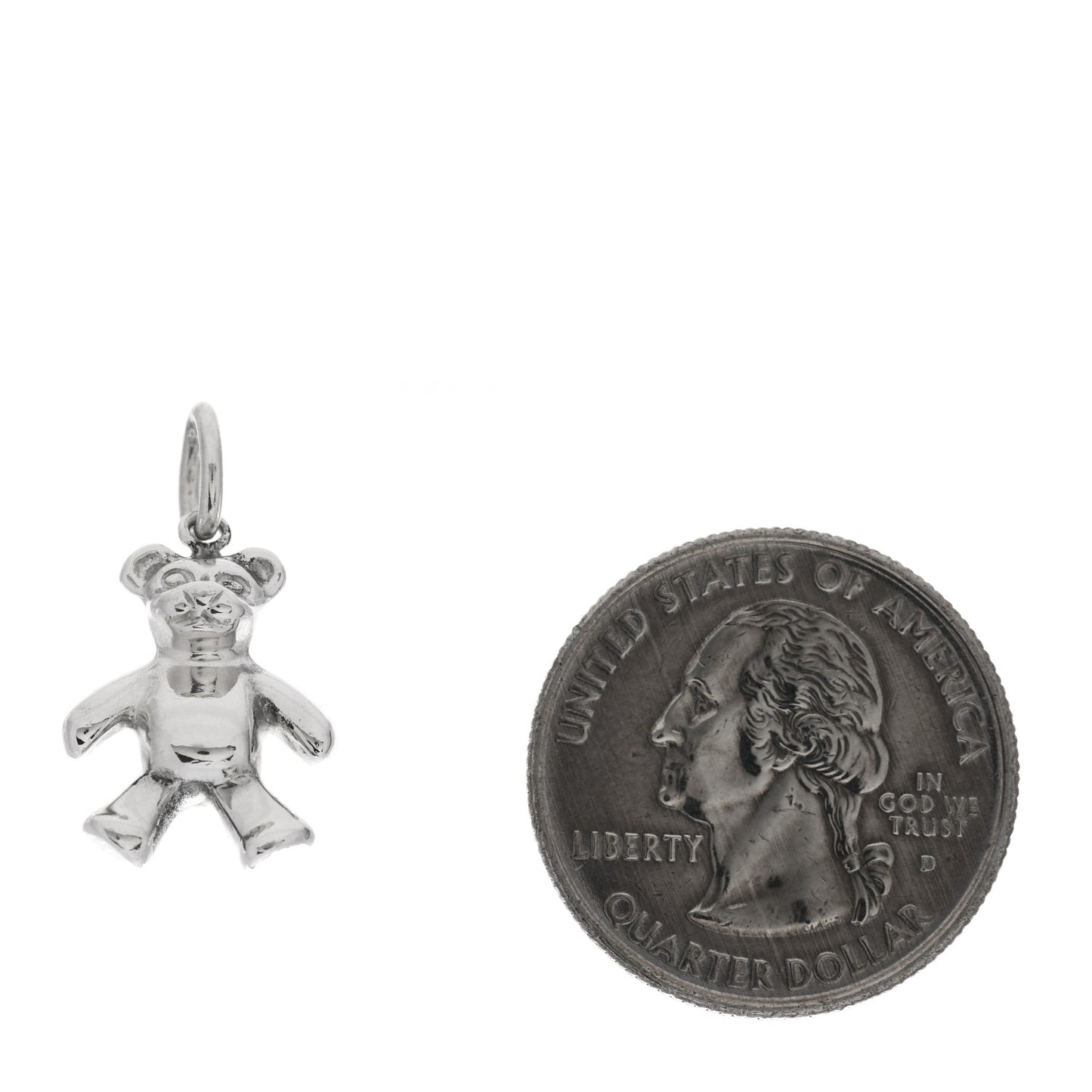 Sterling Silver Teddy Bear Charm