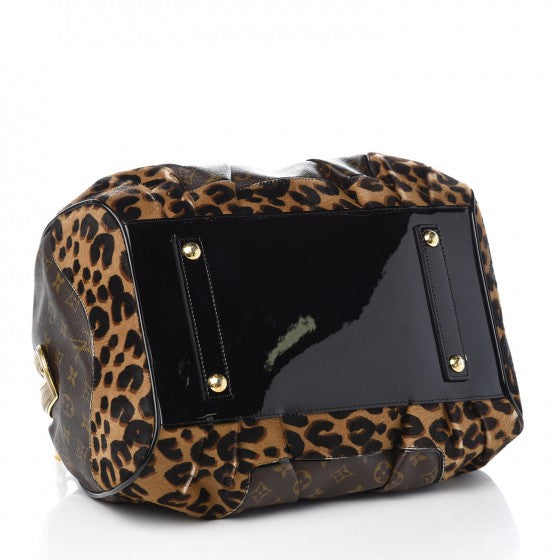 Monogram Leopard Stephen Bag