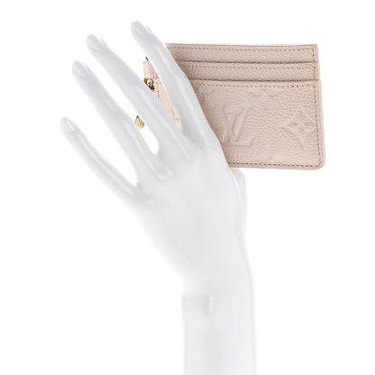 Louis Vuitton Empreinte Monogram LV Charms Card Holder Snowy Pearl 2 of 8