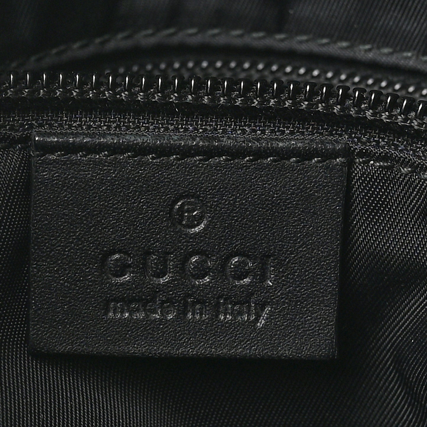 GG Supreme Monogram Web Messenger Bag Black