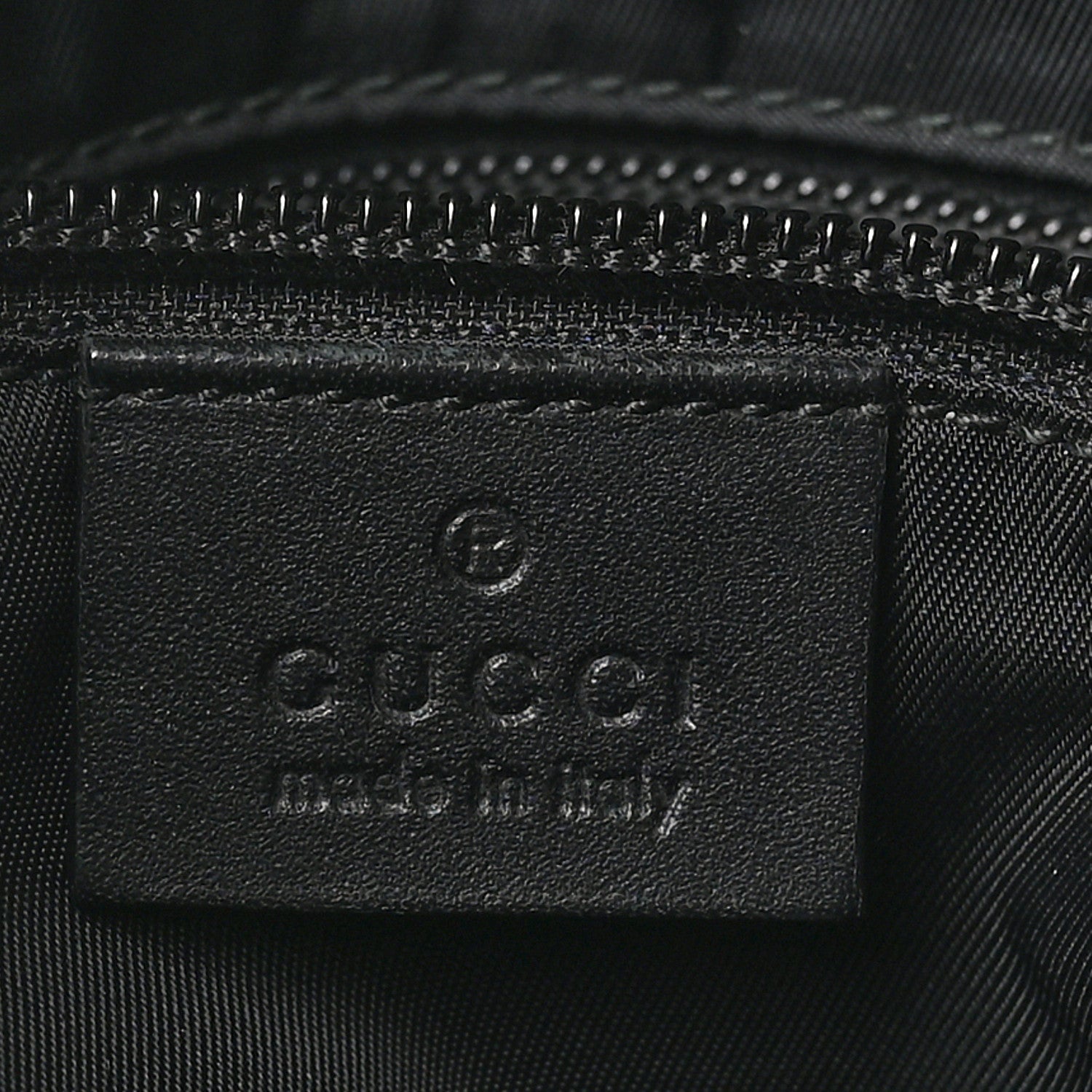 Gucci GG Supreme Monogram Web Messenger Bag Black 6 of 10
