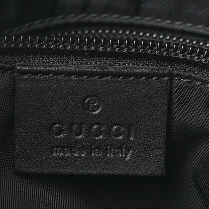 Gucci GG Supreme Monogram Web Messenger Bag Black 6 of 10