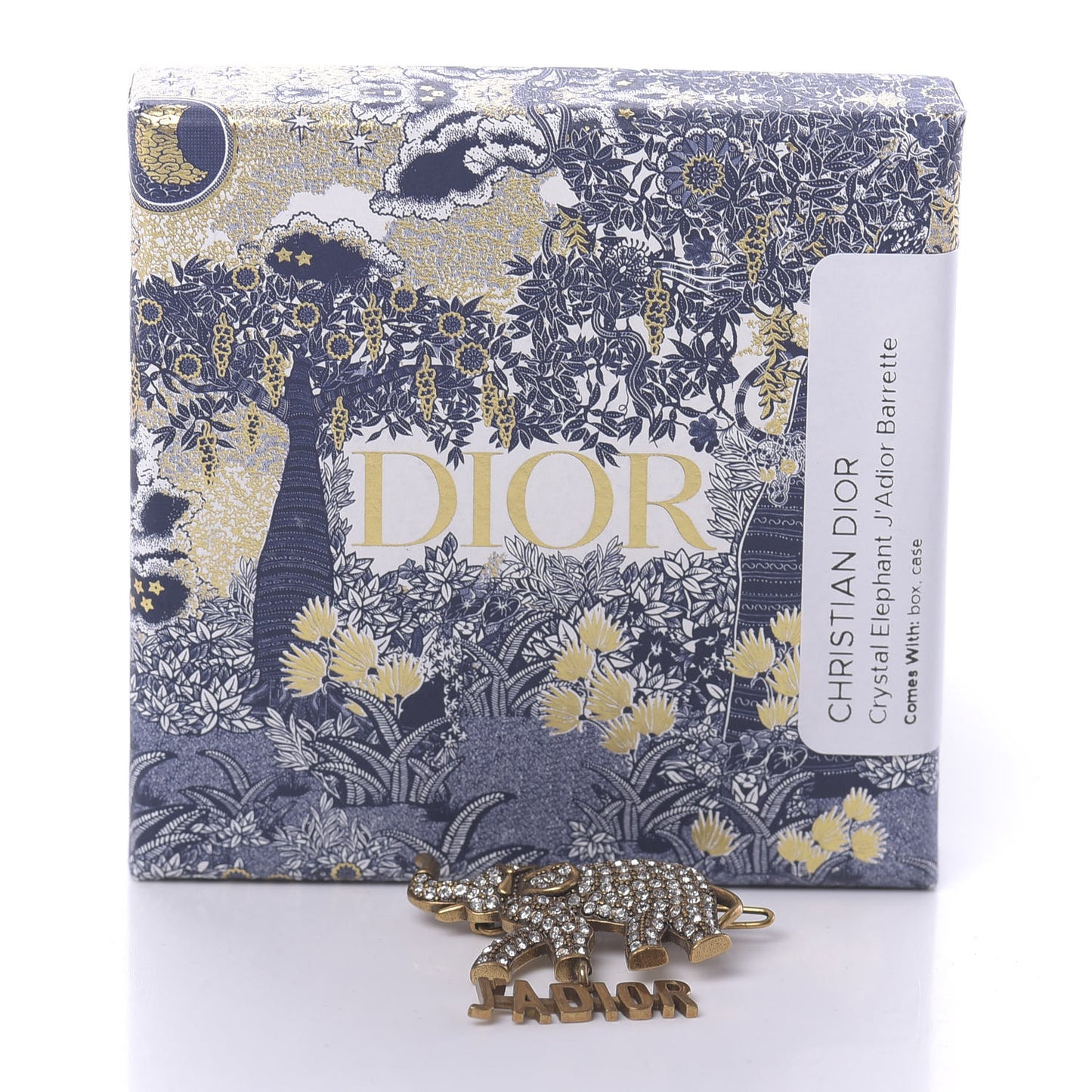 Crystal Elephant J'Adior Barrette