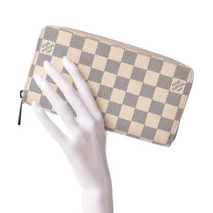 Louis Vuitton Damier Azur Zippy Wallet 2 of 11