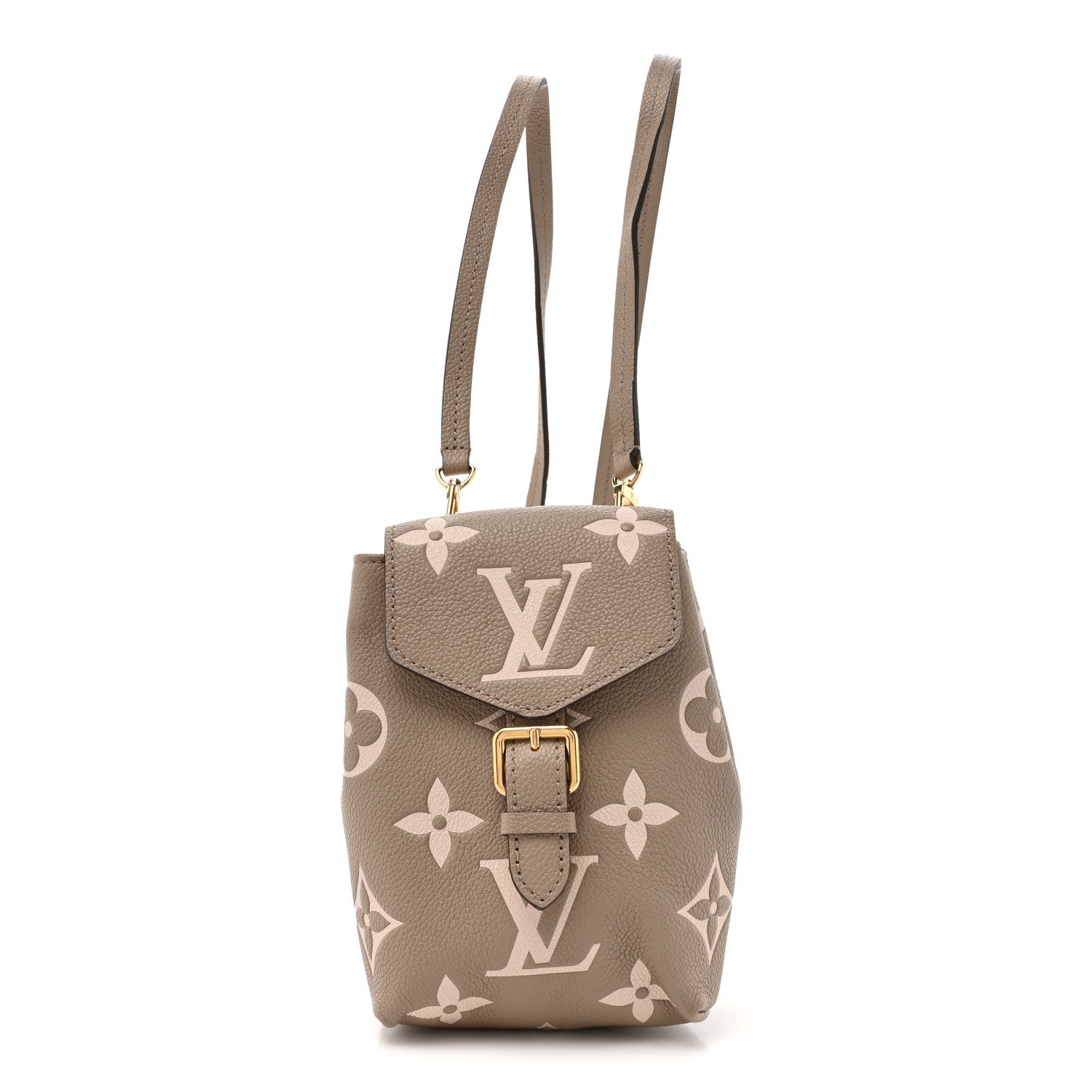 Louis Vuitton Empreinte Monogram Giant Tiny Backpack Tourterelle Cream 1 of 10