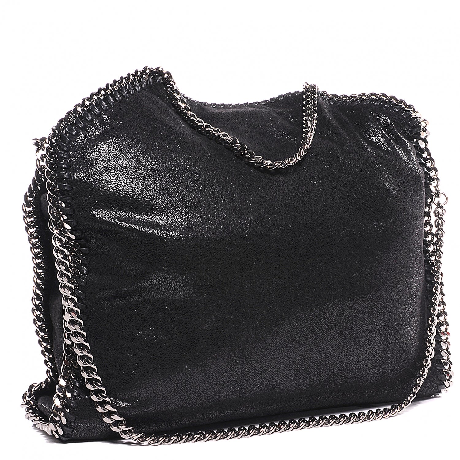 Stella McCartney Faux Leather Falabella Black 6 of 10