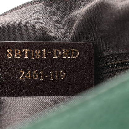 Fendi Metallic Calfskin Crossbody Green 6 of 14