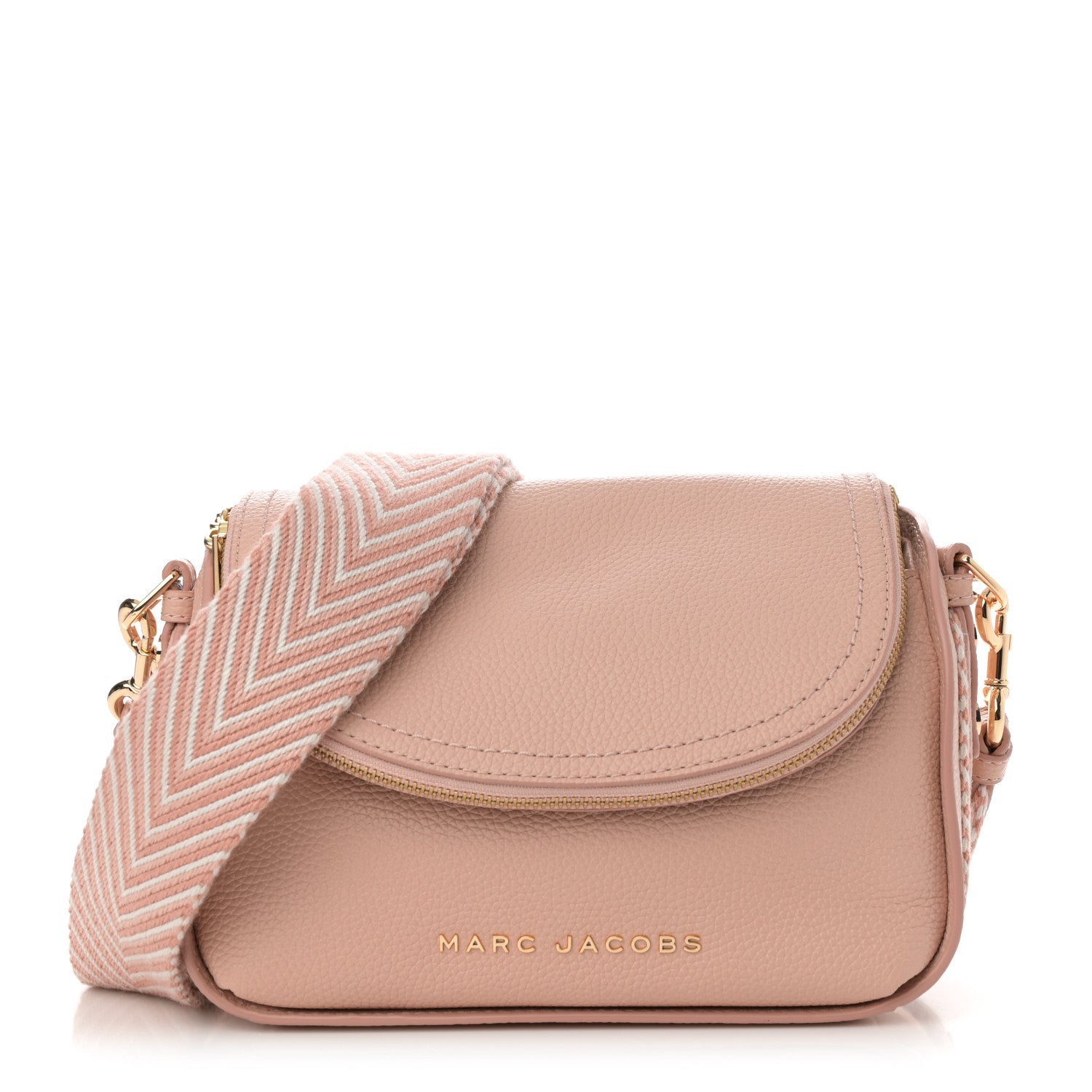 Marc Jacobs Calfskin Mini The Groove 2.0 Messenger Crossbody Rose 1 of 11
