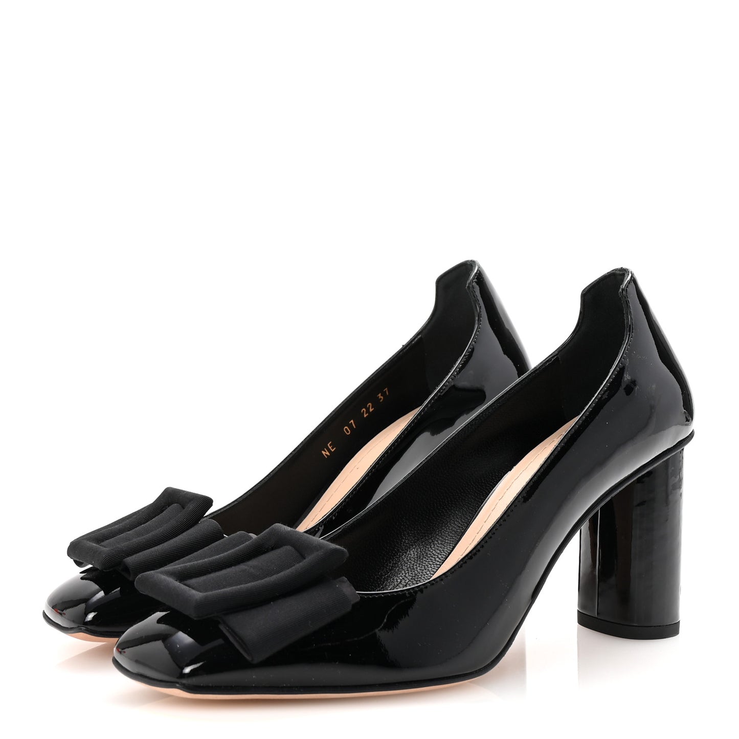 Patent Calfskin Dior Idylle Pumps 37 Black