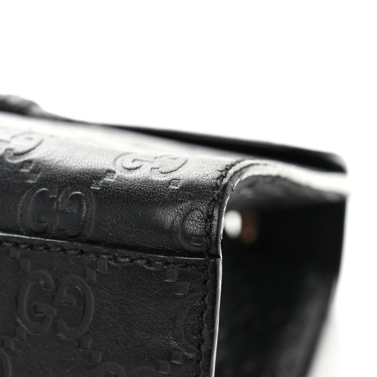 Gucci Guccissima Medium Emily Chain Shoulder Bag Black 15 of 15