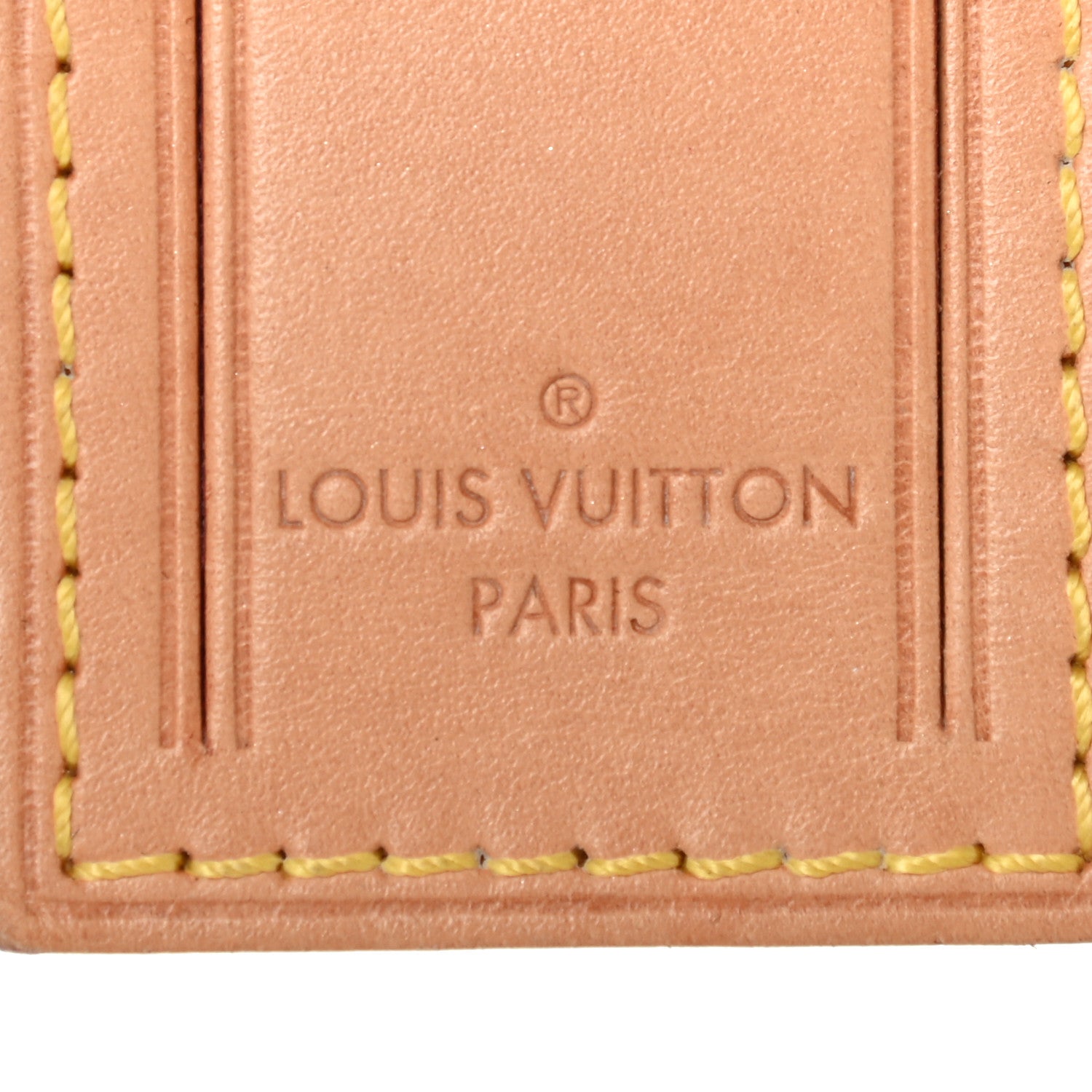Louis Vuitton Vachetta Luggage Tag 3 of 3