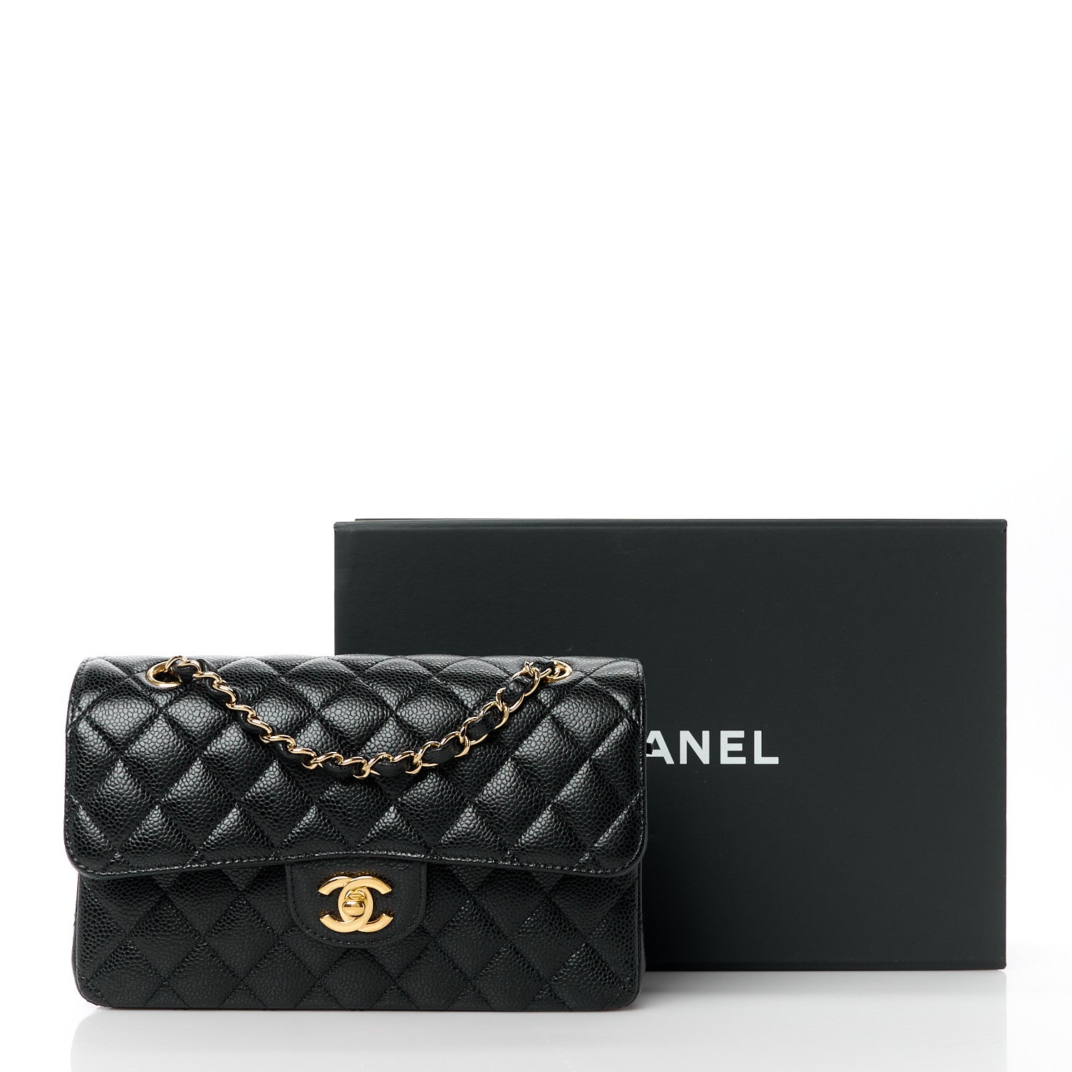 Chanel Caviar Quilted Small Double Flap Black 12 of 12
