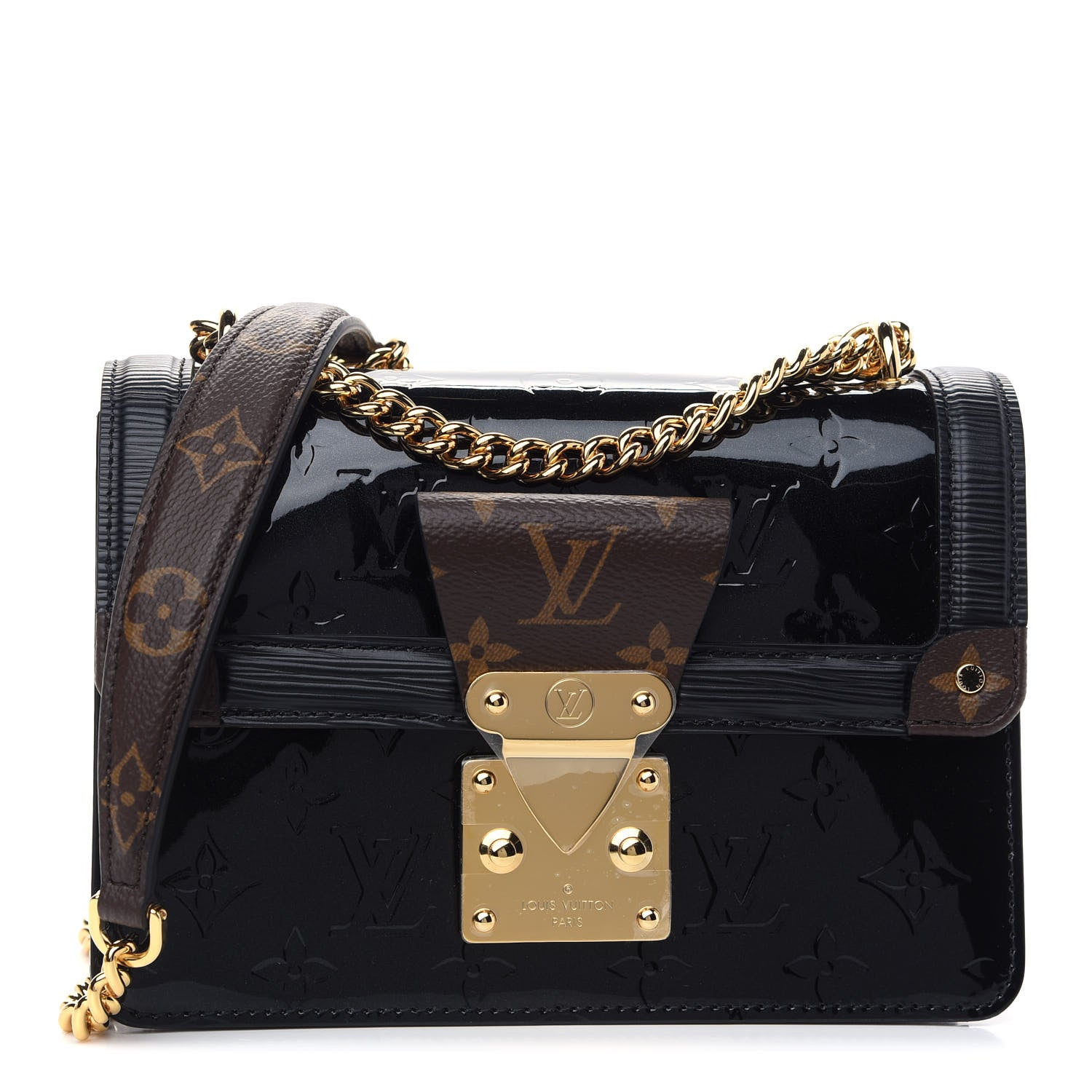 Louis Vuitton Vernis Epi Monogram Wynwood Black 1 of 8