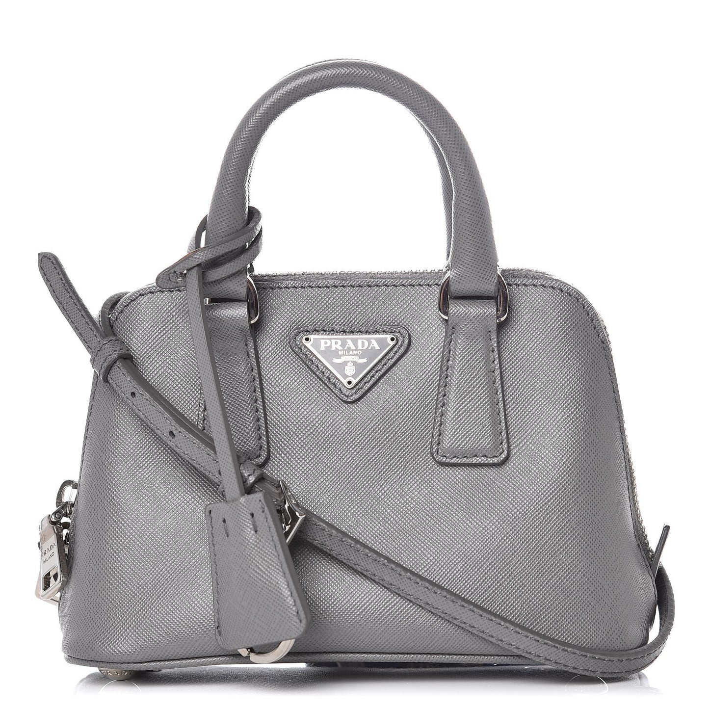 Saffiano Lux Mini Promenade Tote Marmo