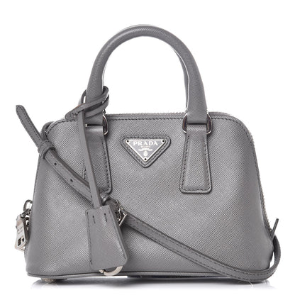 Prada Saffiano Lux Mini Promenade Tote Marmo 1 of 8