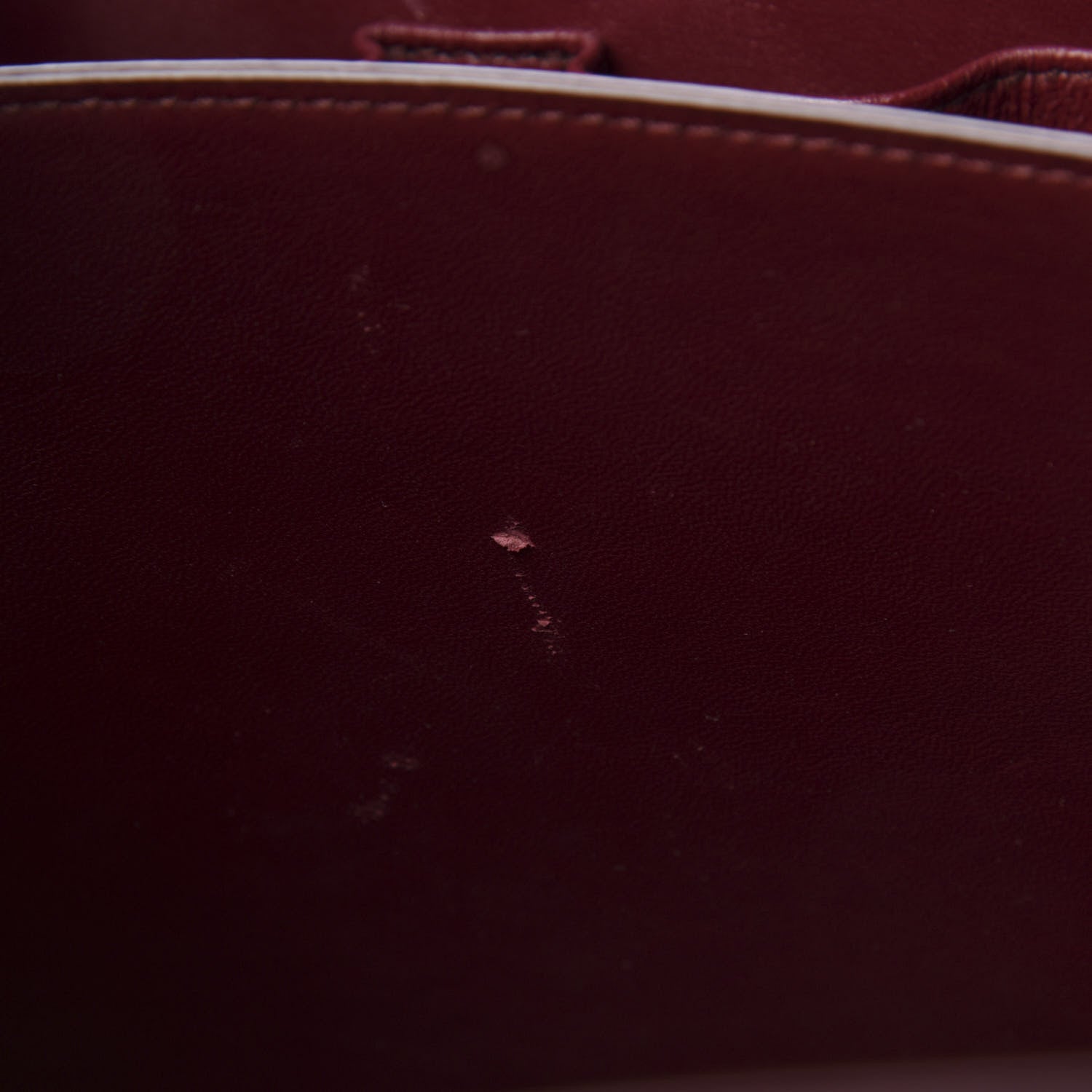 Celine Box Calfskin Medium Classic Box Flap Bag Burgundy 11 of 12