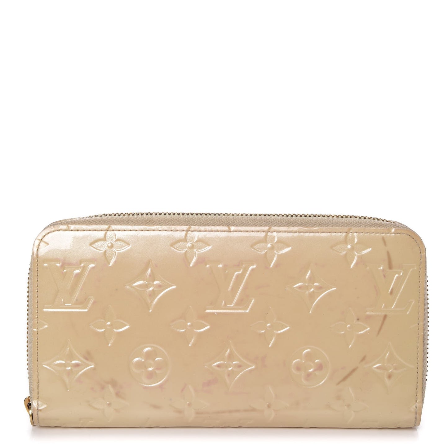 Vernis Zippy Wallet Blanc Corail