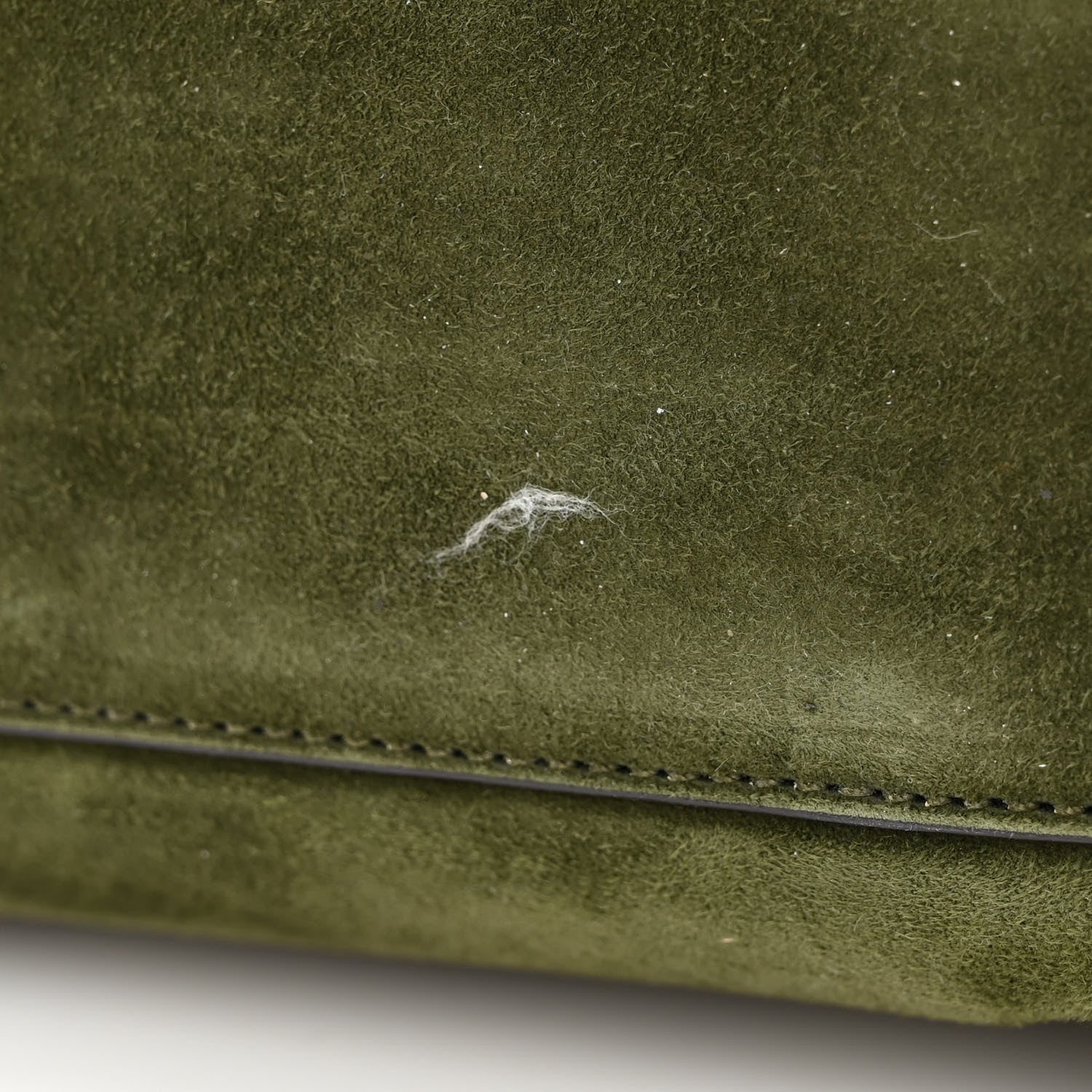 Fendi Camoscio Glazed Fabric FF 1974 Large Peekaboo X-Lite Amazzonia Mogano Panna 10 of 10