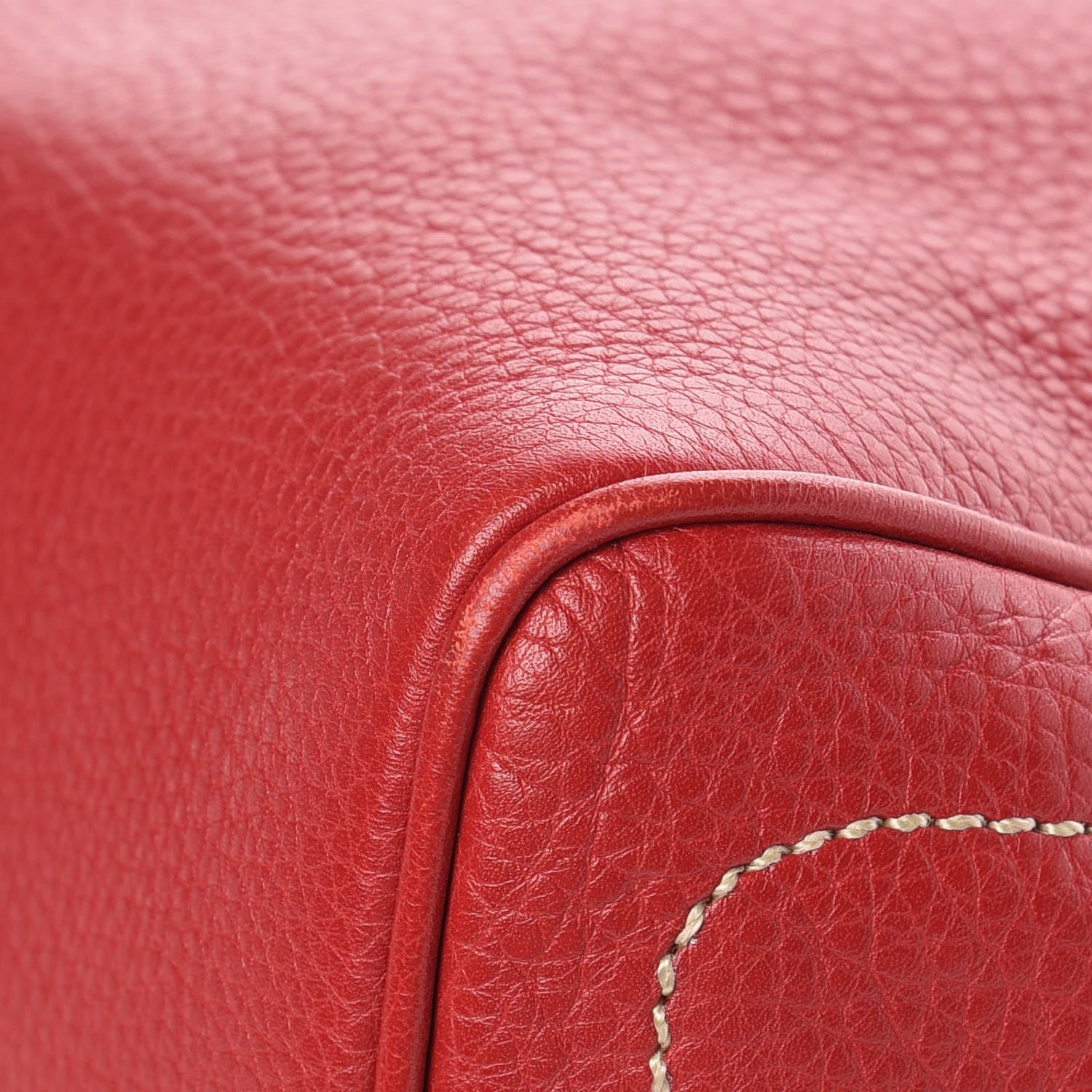 Prada Vitello Daino Shoulder Bag Rosso 13 of 13
