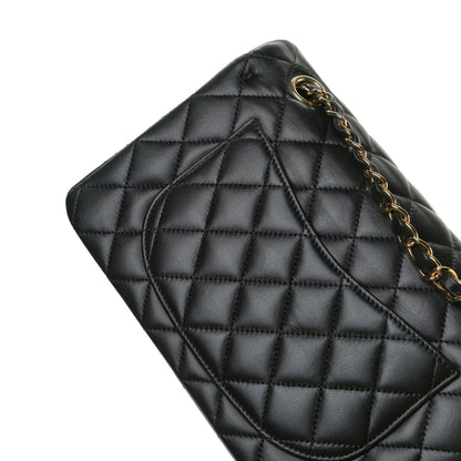 Chanel Lambskin Quilted Small Double Flap Black 12 of 14