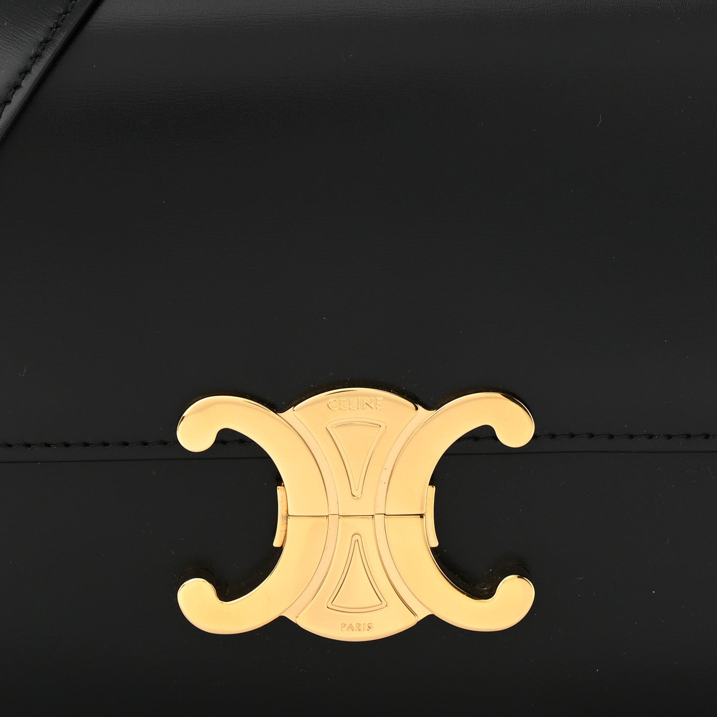 Shiny Calfskin Teen Triomphe Black