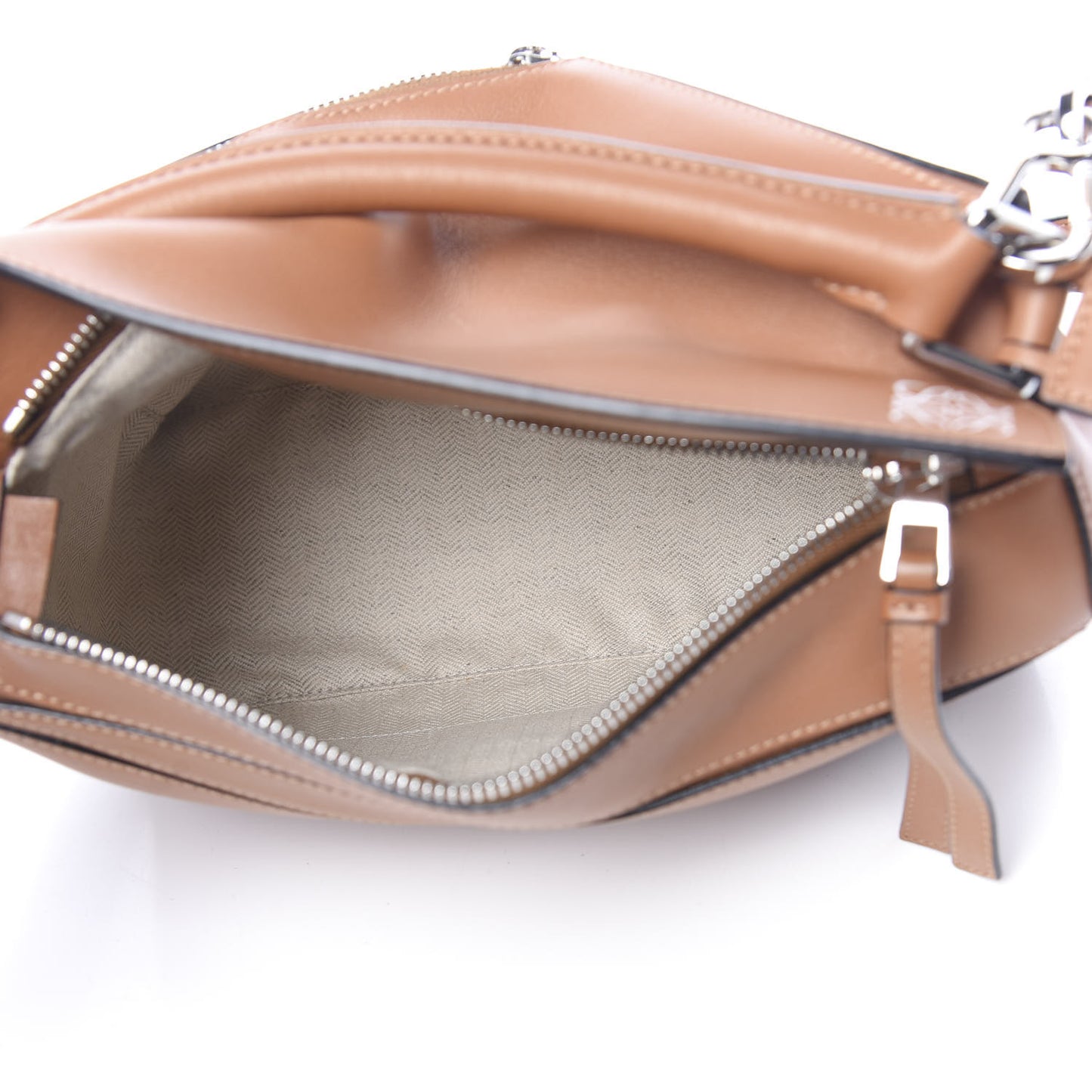 Calfskin Small Puzzle Bag Tan