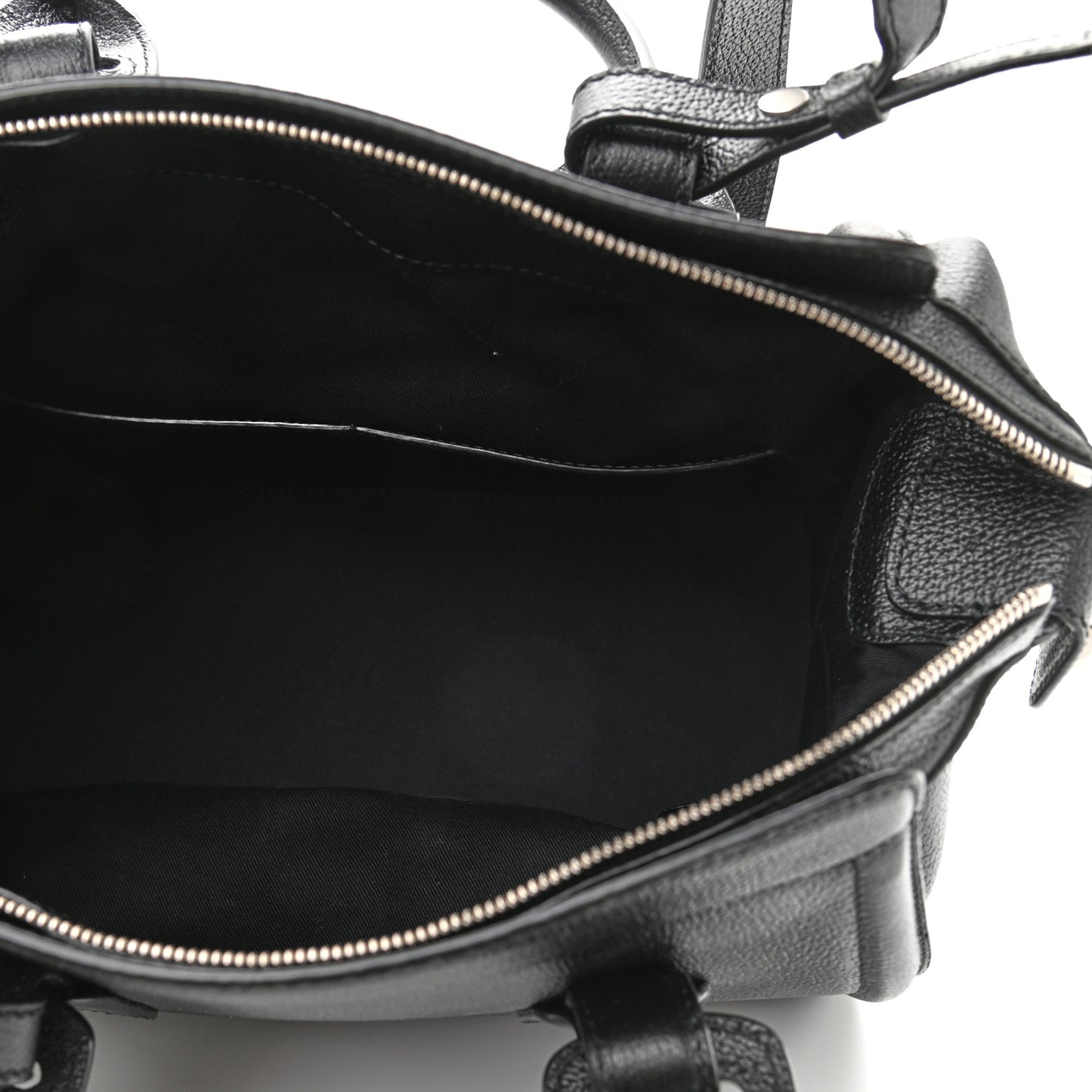 Grained Calfskin Monday Bowler S Black