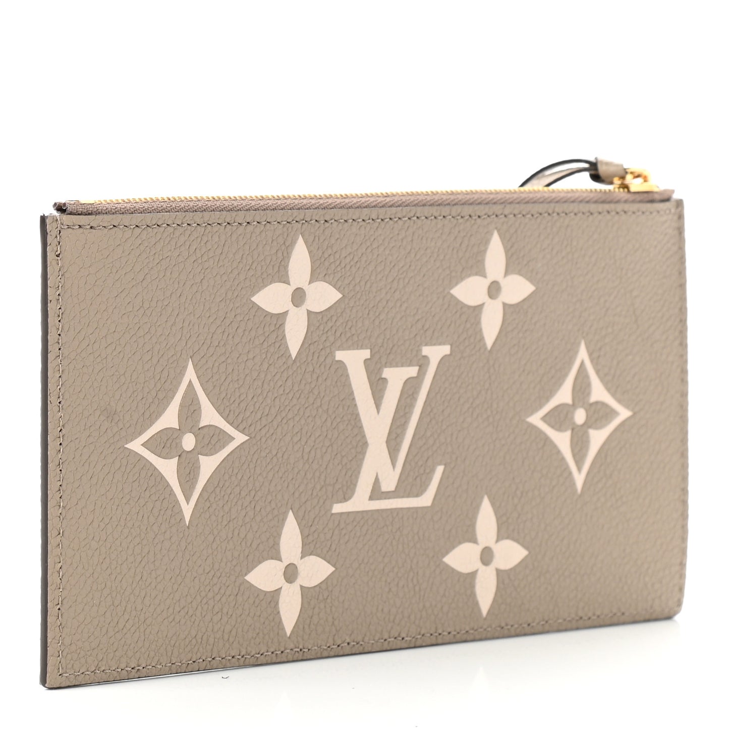 Empreinte Monogram Giant Pochette Felicie Zippered Insert Tourterelle Creme